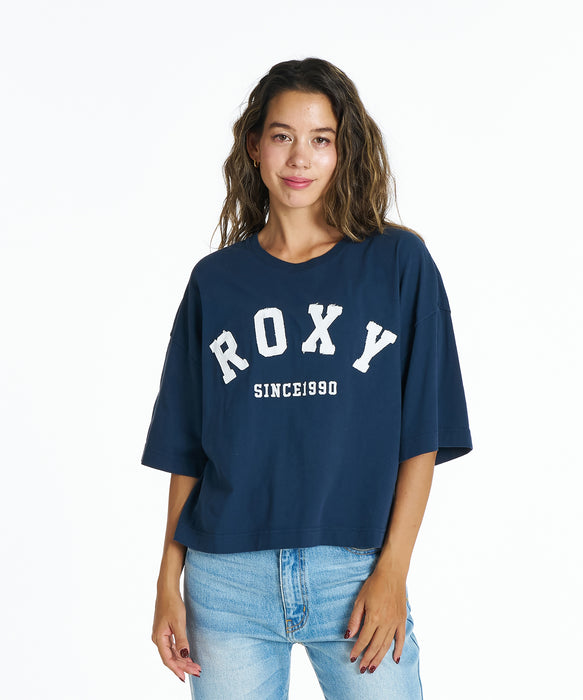 ヒスミニ サックス レギンス Tシャツ セトア ROXY SUNVIBES Tシャツ 【2026年夏モデル】