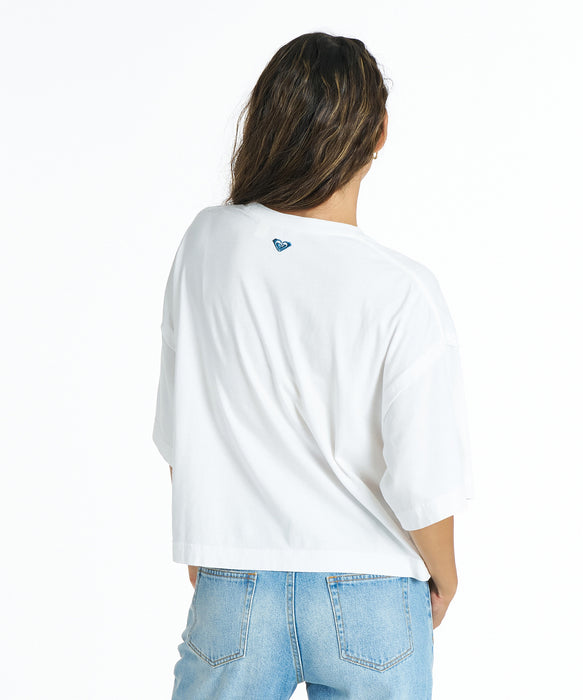 ROXY ウィメンズ SUNVIBES Tシャツ 【2026年夏モデル】 WHT / L