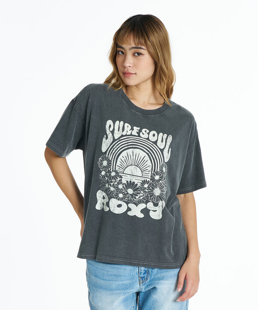 ROXY ウィメンズ RAINBOW ROXY Tシャツ 【2026年夏モデル】 BBK / L
