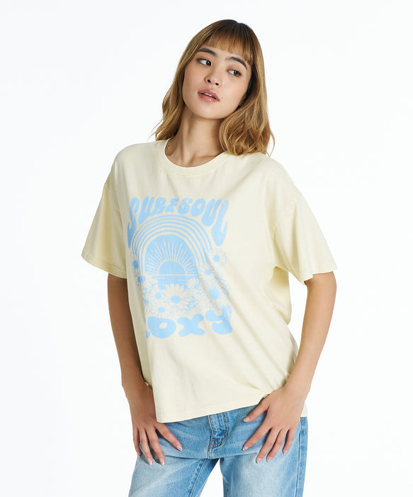ROXY ウィメンズ RAINBOW ROXY Tシャツ 【2026年夏モデル】 YEL / L