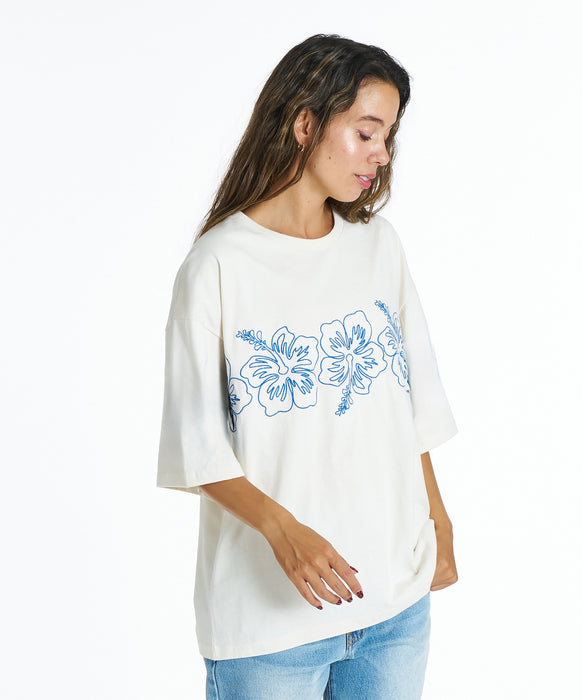 ROXY BREAK LINE 刺繍 Tシャツ 【2026年夏モデル】