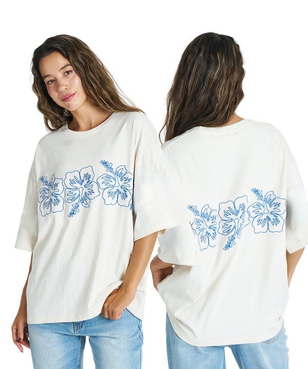 ROXY BREAK LINE 刺繍 Tシャツ 【2026年夏モデル】