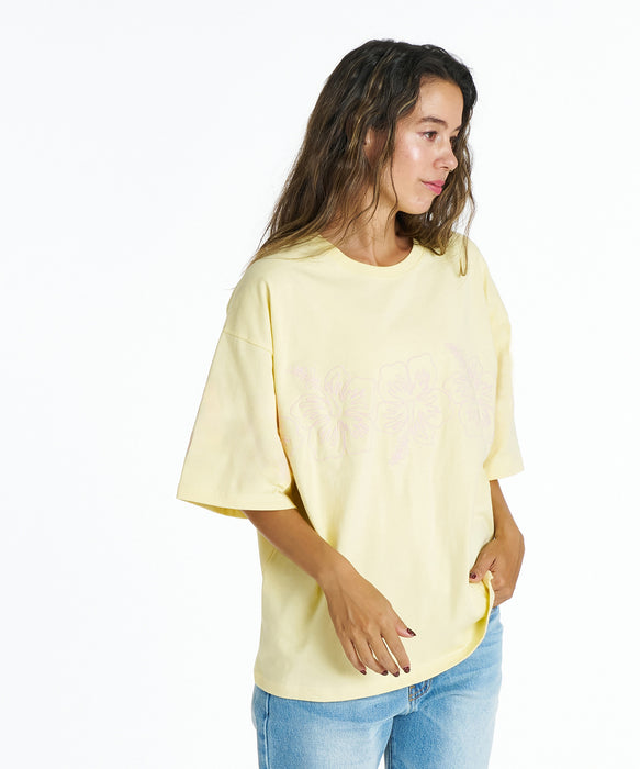 ROXY BREAK LINE 刺繍 Tシャツ 【2026年夏モデル】