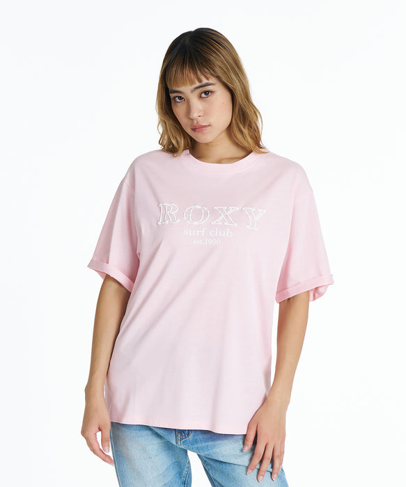 ROXY ウィメンズ SURF CLUB Tシャツ 【2026年夏モデル】 PNK / L