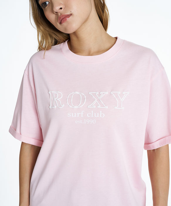 ROXY ウィメンズ SURF CLUB Tシャツ 【2026年夏モデル】 PNK / L