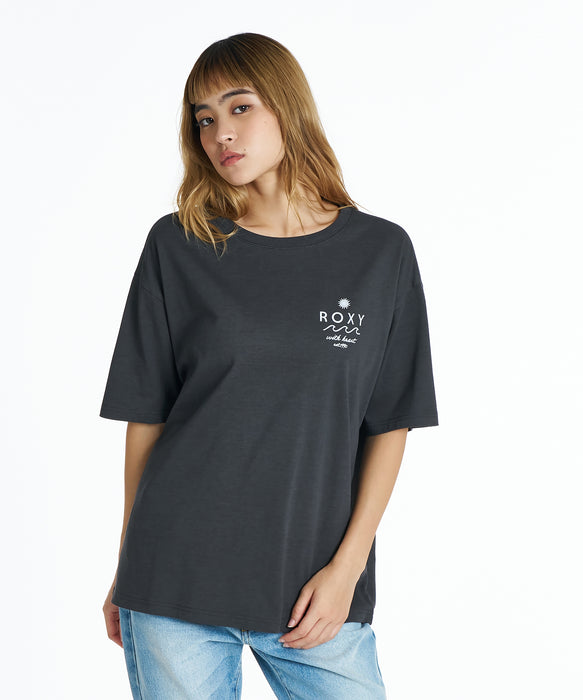 ROXY BEACH SIDE Tシャツ 抗菌防臭/接触冷感 【2026年夏モデル】