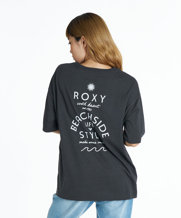 ROXY BEACH SIDE Tシャツ 抗菌防臭/接触冷感 【2026年夏モデル】
