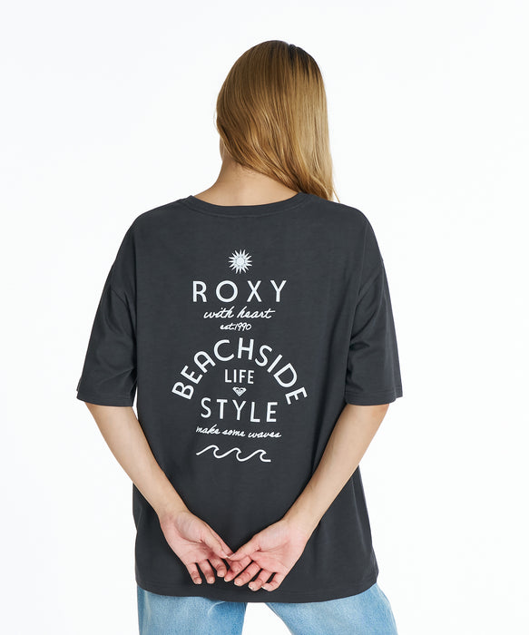 ROXY BEACH SIDE Tシャツ 抗菌防臭/接触冷感 【2026年夏モデル】