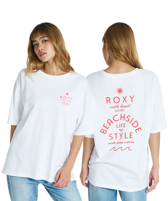 ROXY BEACH SIDE Tシャツ 抗菌防臭/接触冷感 【2026年夏モデル】