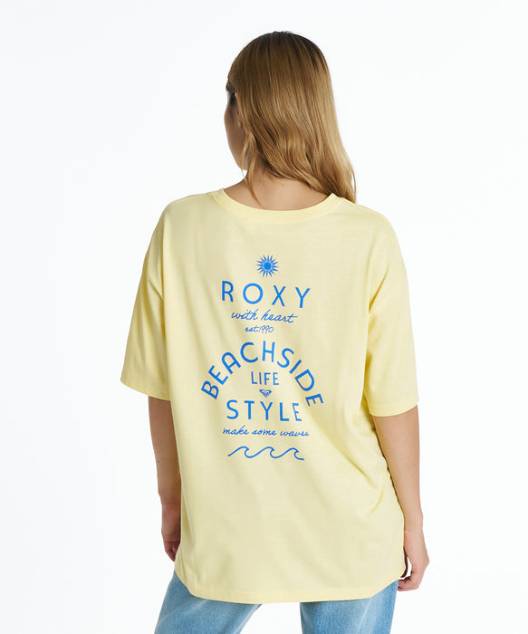 ROXY BEACH SIDE Tシャツ 抗菌防臭/接触冷感 【2026年夏モデル】