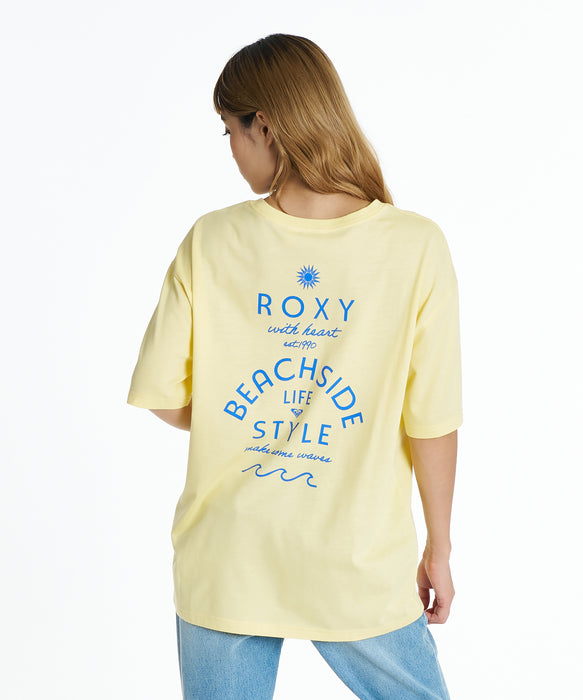 ROXY BEACH SIDE Tシャツ 抗菌防臭/接触冷感 【2026年夏モデル】