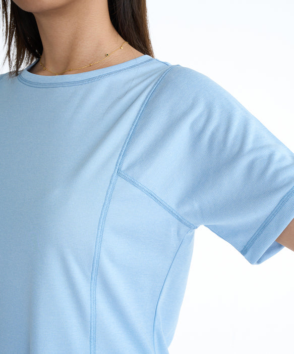 トップス kise ROXY FITNESS WIND SHIFT S/S TEE Tシャツ /QUIK DRY/UVカット 【2026年夏