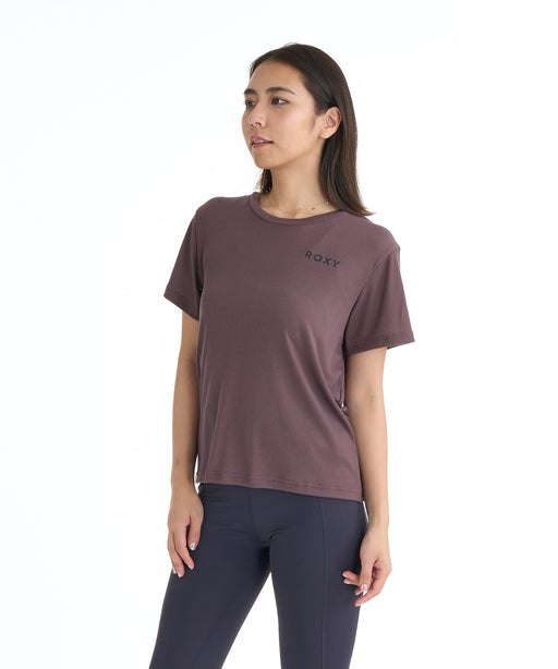ROXY FITNESS WIND SHIFT CROSSOVER TEE Tシャツ /QUIK DRY/接触冷感