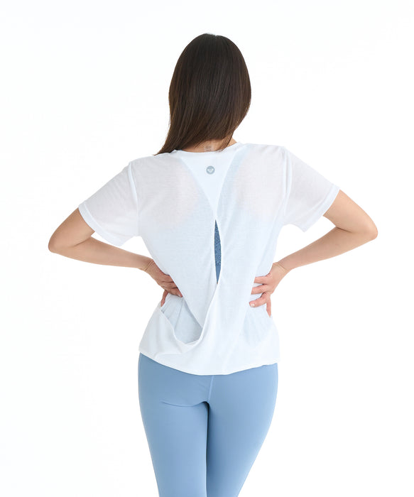 ROXY FITNESS WIND SHIFT CROSSOVER TEE Tシャツ /QUIK DRY/接触冷感 【2026年夏モデル】