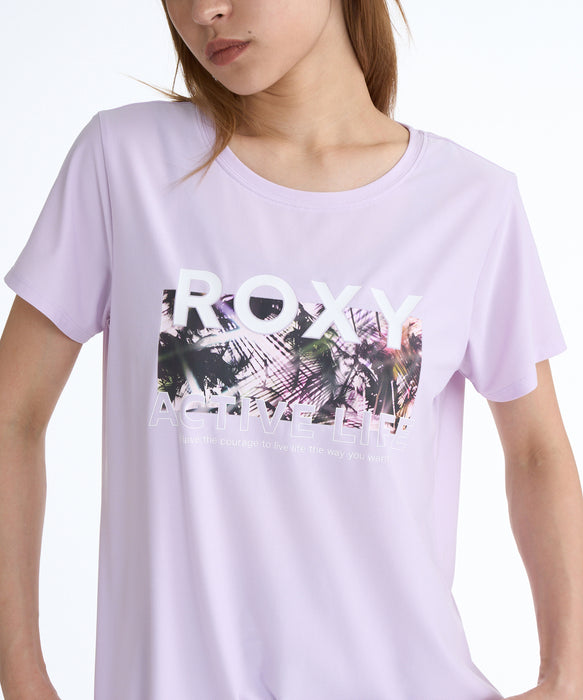 ROXY FITNESS BREEZE FLOW S/S TEE Tシャツ /QUIK DRY/UVカット 【2026年夏モデル】