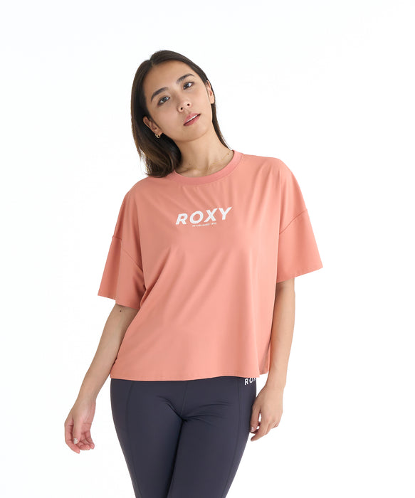 ROXY FITNESS BOUNCE UP Tシャツ /QUIK DRY/UVカット/接触冷感 【2026年夏モデル】