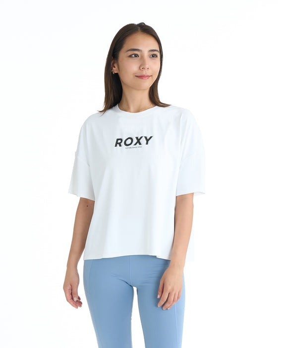 ROXY FITNESS BOUNCE UP Tシャツ /QUIK DRY/UVカット/接触冷感 【2026年夏モデル】