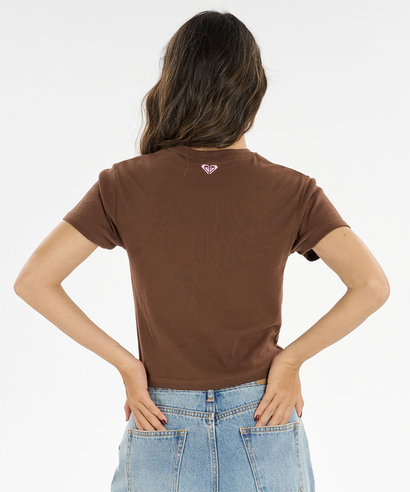 【ROXY x SUNRISE SHACK】 HIBISCUS MINI TEE Tシャツ ＜2026年夏モデル＞