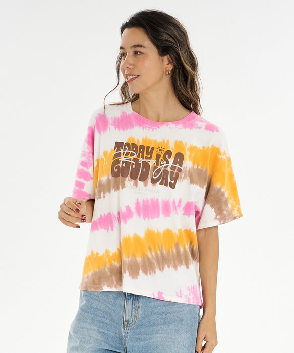 【ROXY x SUNRISE SHACK】 GOOD DAY TEE Tシャツ ＜2026年夏モデル＞