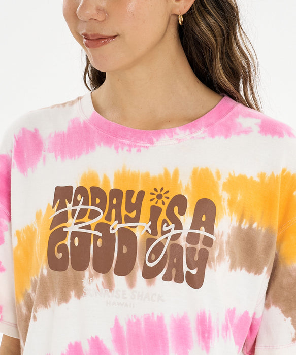 【ROXY x SUNRISE SHACK】 GOOD DAY TEE Tシャツ ＜2026年夏モデル＞