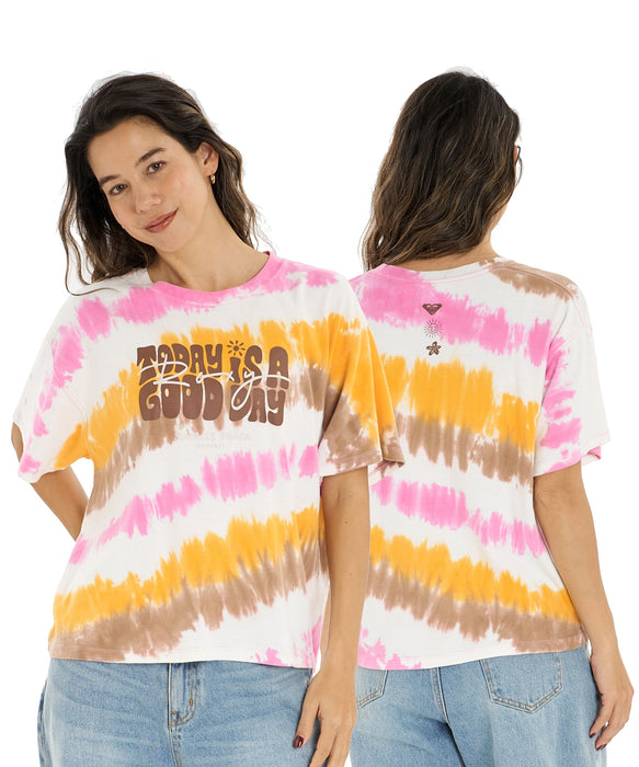 【ROXY x SUNRISE SHACK】 GOOD DAY TEE Tシャツ ＜2026年夏モデル＞