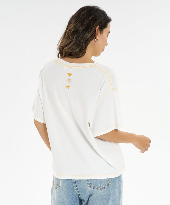 【ROXY x SUNRISE SHACK】 GOOD DAY TEE Tシャツ ＜2026年夏モデル＞