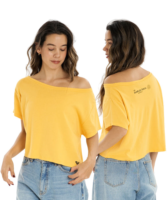 【ROXY x SUNRISE SHACK】 CUTOFF TEE Tシャツ ＜2026年夏モデル＞