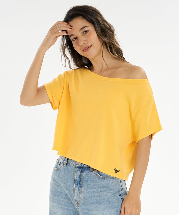 【ROXY x SUNRISE SHACK】 CUTOFF TEE Tシャツ ＜2026年夏モデル＞