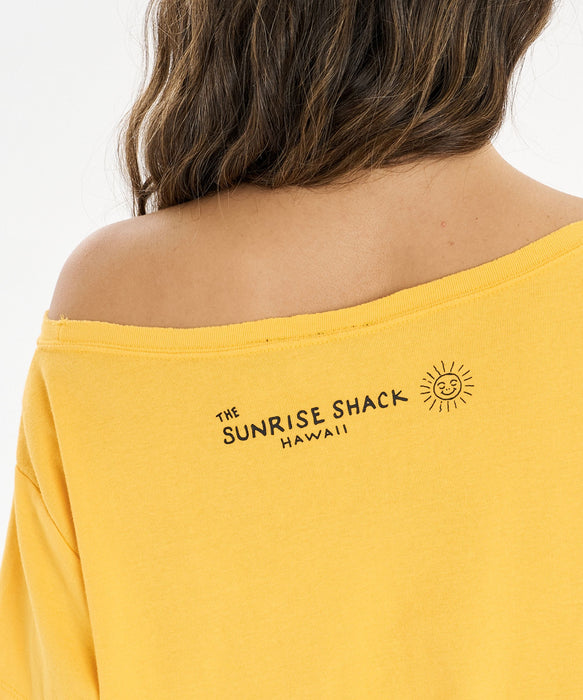 【ROXY x SUNRISE SHACK】 CUTOFF TEE Tシャツ ＜2026年夏モデル＞
