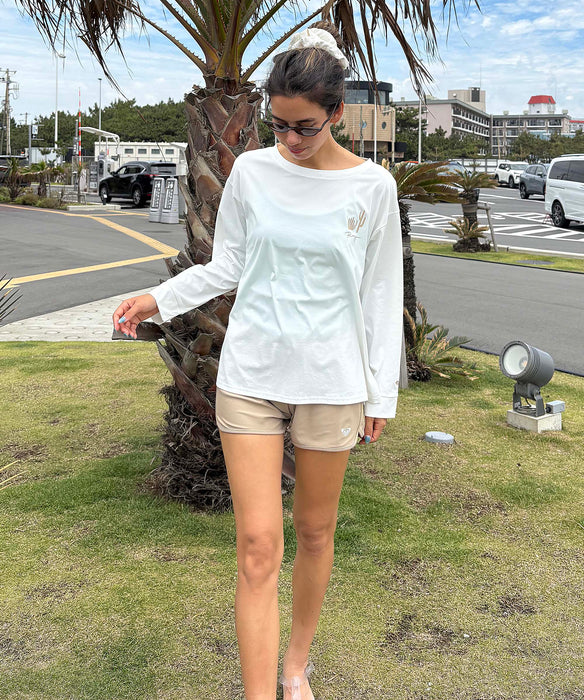 【OUTLET】Roxy PICNIC GINGHAM ウィメンズ 長袖ラッシュTシャツ付き 水着 4点セット