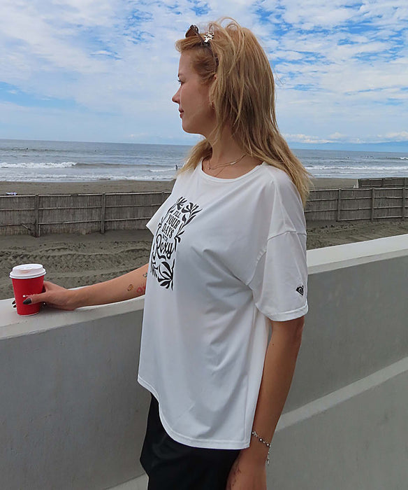 【OUTLET】Roxy ARTSY FLORAL ウィメンズ ラッシュTシャツ付き 水着 3点セット