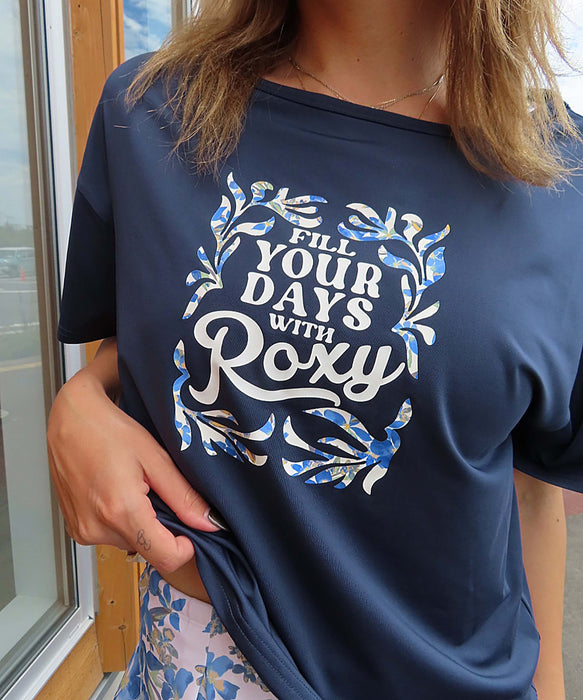 【OUTLET】Roxy ARTSY FLORAL ウィメンズ ラッシュTシャツ付き 水着 3点セット