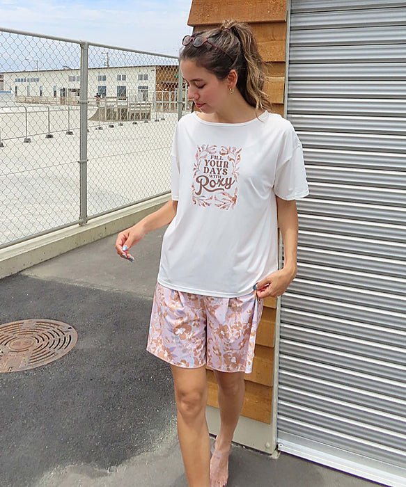 【OUTLET】Roxy ARTSY FLORAL ウィメンズ ラッシュTシャツ付き 水着 3点セット
