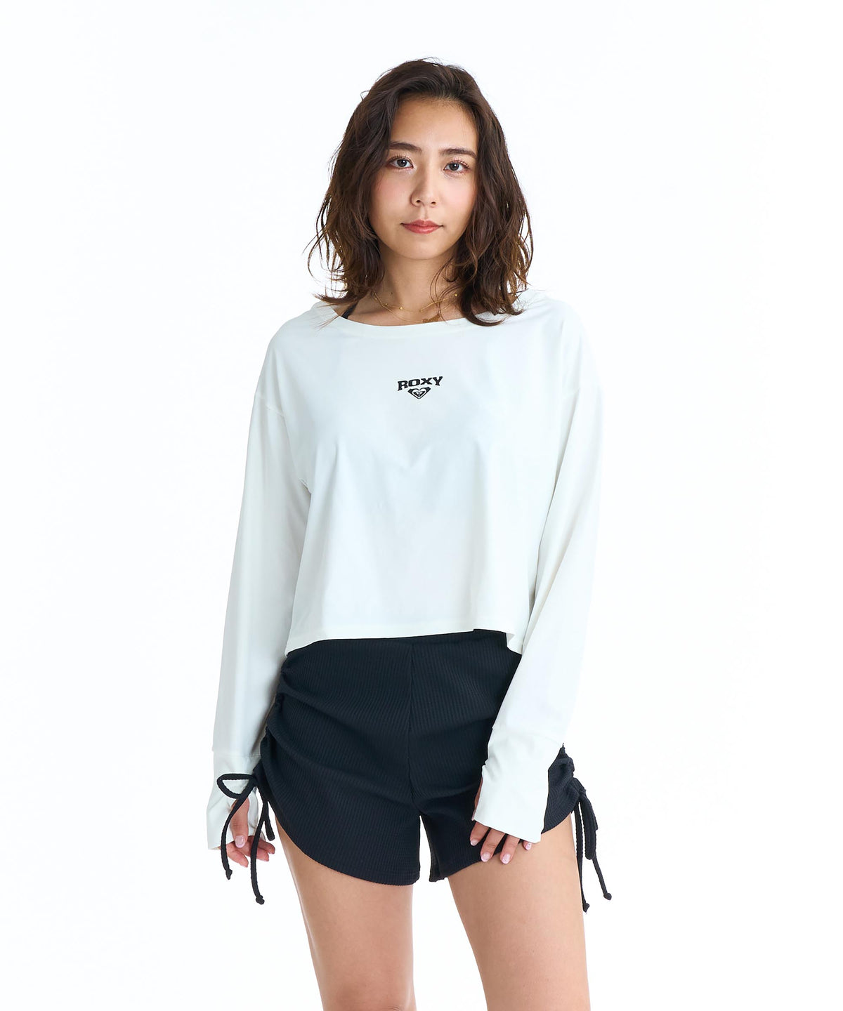 ROXY BLUE DRIFT 3点セット 長袖ラッシュT ビキニ セット 水着【2026年