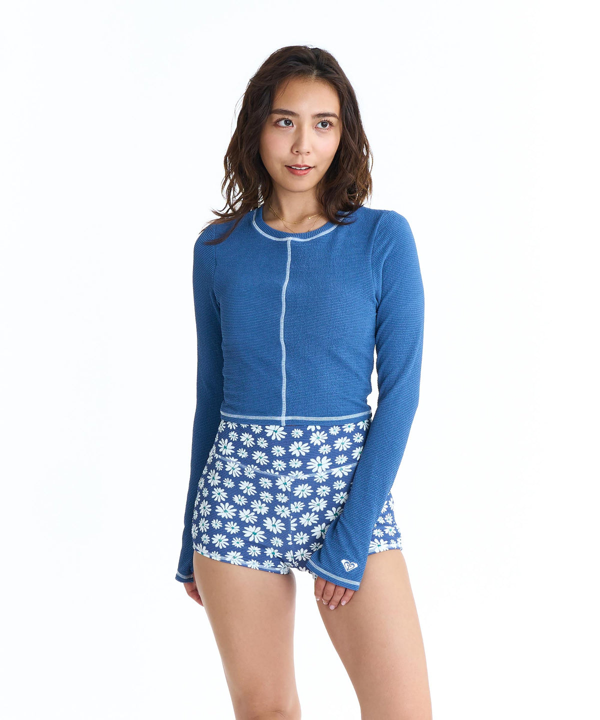 ROXY CALM RIDE 配色ステッチ セット 水着 新品未使用 ROXY CALM RIDE 配色ステッチ セット 水着【2026年春夏モデル】