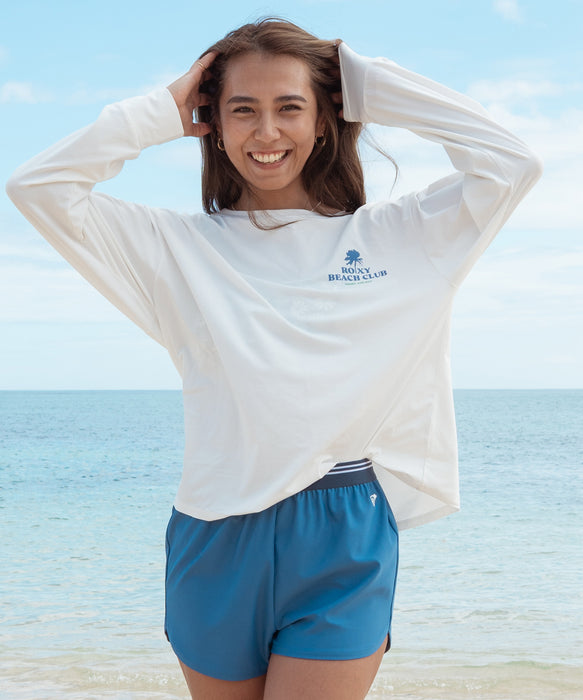 ROXY CORAL DAYS 4点セット 長袖ラッシュT ボードショーツ 付き ビキニ セット 水着【2026年春夏モデル】