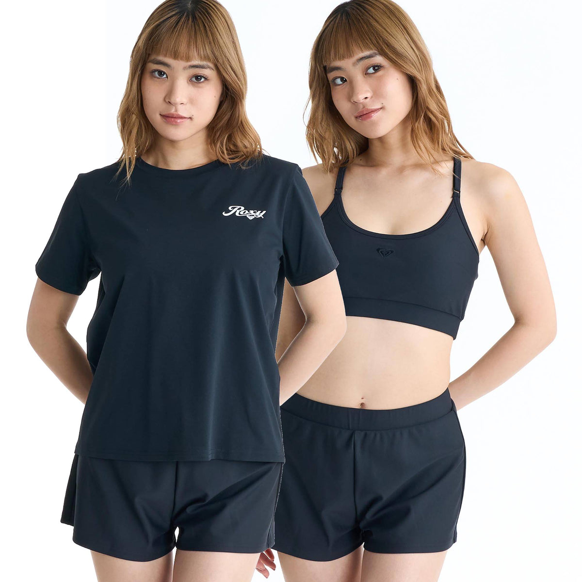 ROXY ROXY STEP 3点セット ラッシュT付き ビキニ セット 水着 【2026年