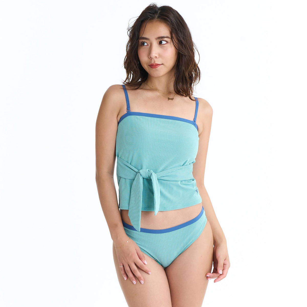 ROXY SOLUNA ウエストリボン付き 2WAY 水着 セット【2026年春夏モデル】