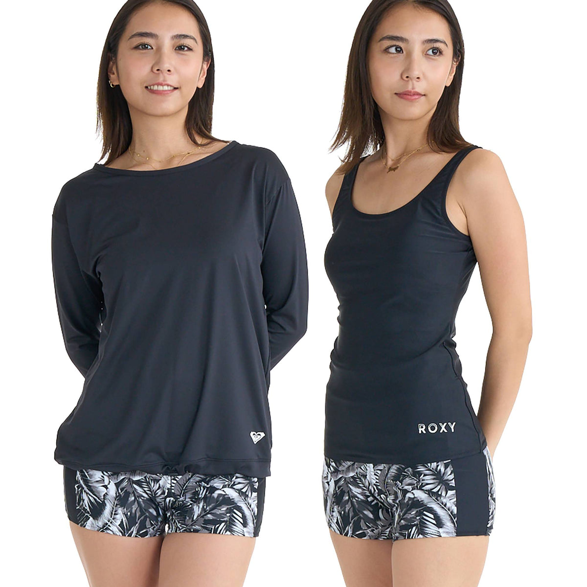 OUTLET】ROXY FITNESS LET IT BE 3点セット タンキニ 長袖ラッシュ