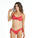 ROXY ウィメンズ SUNNY HIBISCUS 水着 【2026年夏モデル】 RED / L
