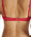 ROXY ウィメンズ SUNNY HIBISCUS 水着 【2026年夏モデル】 RED / L