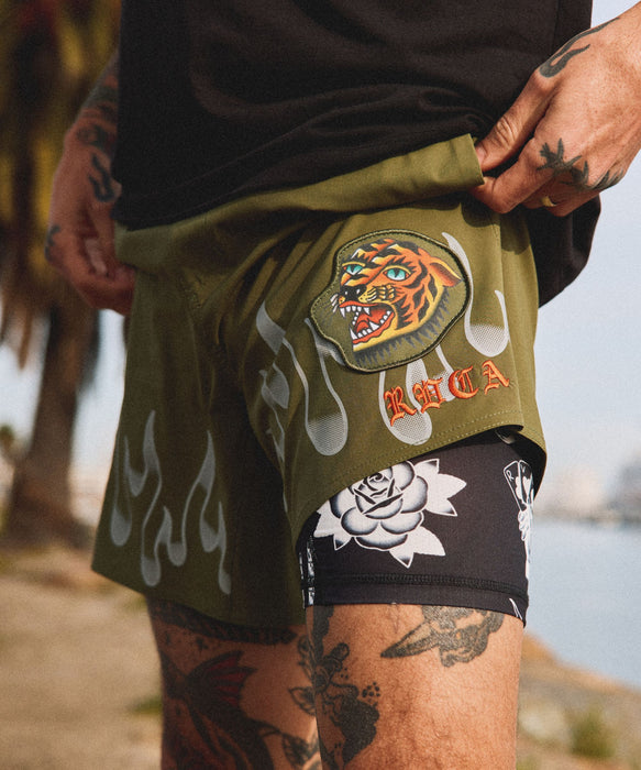【直営店限定】RVCA SPORT メンズ YOGGER 2 IN 1 SHORT 17 ショートパンツ 【2026年夏モデル】