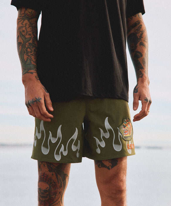 【直営店限定】RVCA SPORT メンズ YOGGER 2 IN 1 SHORT 17 ショートパンツ 【2026年夏モデル】