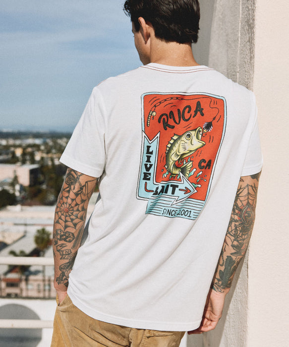 RVCA メンズ LIVE BAIT SS Tシャツ 【2026年夏モデル】