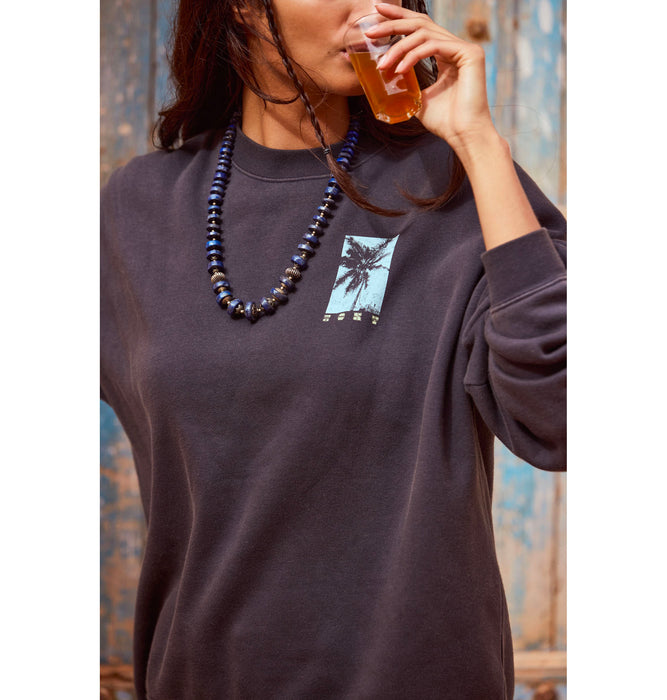 Roxy LINEUP OVERSIZED CREW C プルオーバー