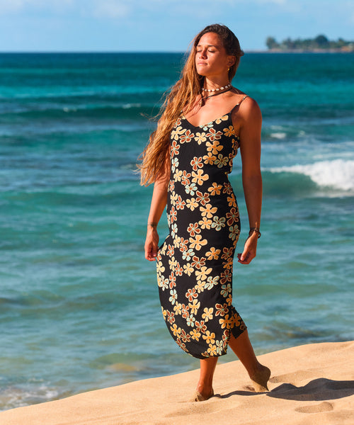 ALENCYサイドスリットワンピース ROXY STAY SUNNY SLIP DRESS サイドスリット ワンピース 【2026年春夏