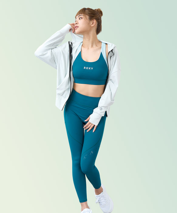 ROXY FITNESS BLOOM BRIGHT BRA ブラトップ/QUIK DRY/UV CUT/水陸両用/HIGH SUPPORT【2026年春夏モデル】
