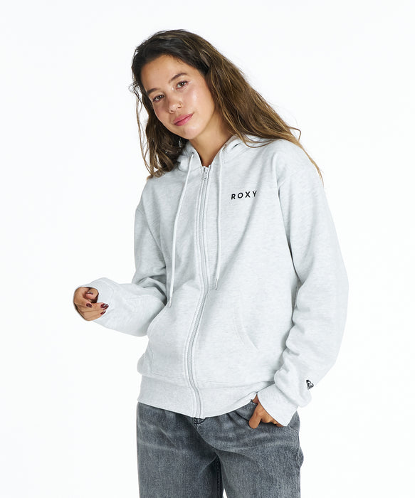Roxy HISTORICAL LOGO ZIP HOODIE ウィメンズ フード付きパーカ 長袖