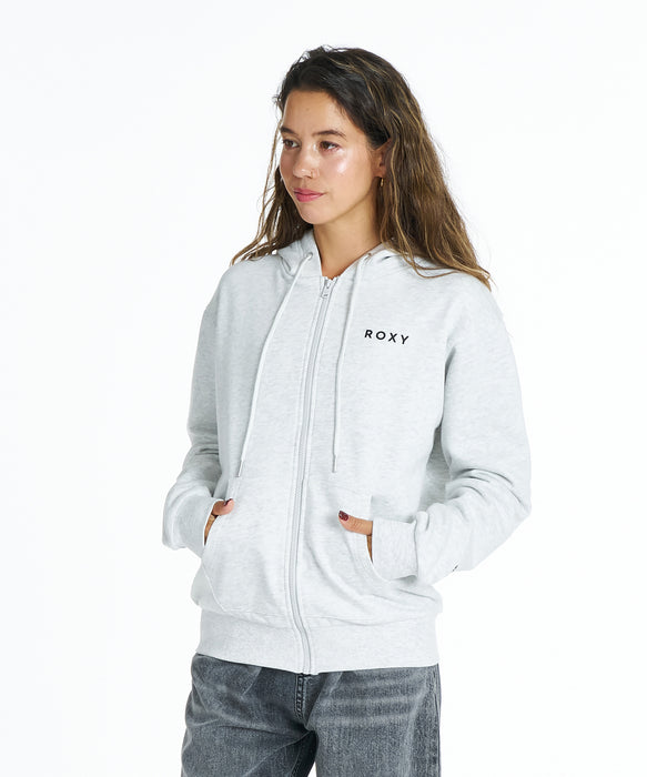 Roxy HISTORICAL LOGO ZIP HOODIE ウィメンズ フード付きパーカ 長袖