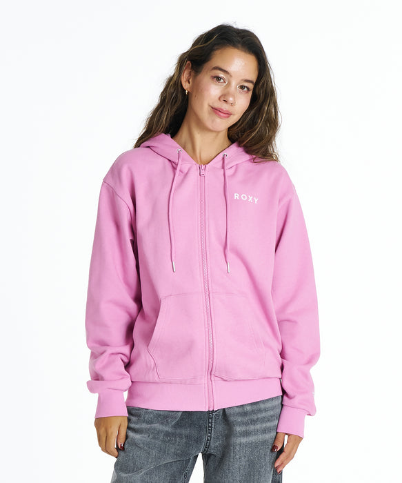 Roxy HISTORICAL LOGO ZIP HOODIE ウィメンズ フード付きパーカ 長袖